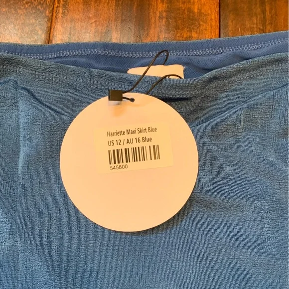 BRAND NEW Maxi Skirt Blue Size US 12 - Picture 7 of 7